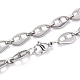 304 Stainless Steel Link Chain Necklaces(STAS-O142-03P)-2