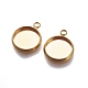 Brass Pendant Cabochon Settings(X-KK-WH0033-04G)-2