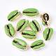 Electroplated Cowrie Shell Beads(X-SSHEL-T008-11G-04)-1