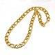 Fashionable 304 Stainless Steel Figaro Chain Necklaces for Men(STAS-A028-N019G)-1