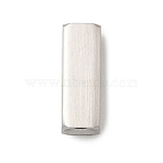 304 Stainless Steel Tube Beads, Rectangle, Stainless Steel Color, 16x6x6mm, Hole: 2.5mm(STAS-D139-01A-P)