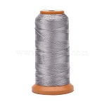 Polyester Threads, for Jewelry Making, Silver, 0.25mm, about 874.89 yards(800m)/roll(NWIR-G018-C-13)