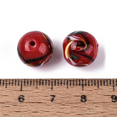 handgemachte Glasperlen(LAMP-Q039-05E)-4