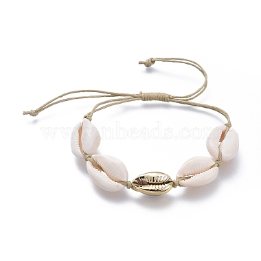 Ensembles de bracelets de perles tressées avec cordon de coton ciré ajustable(X-BJEW-JB05121)-4