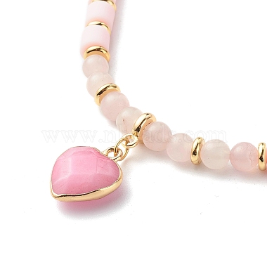 Polymer Clay Beaded Necklaces(NJEW-JN03615)-4