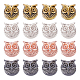 Owl Alloy Beads(PALLOY-FH0001-07-RS)-1