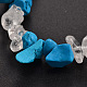 Piedras preciosas con cuentas pulseras de estiramiento(X-BJEW-JB01825-04)-2