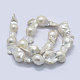 Natural Baroque Pearl Keshi Pearl Beads Strands(PEAR-K004-15)-2