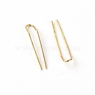 304 Stainless Steel U Shape Fishing Accessories, Golden, 12.5x2.5x0.6mm(FIND-WH0076-39B-02)
