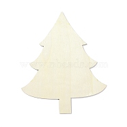 Unfinished Poplar Wood Cutting Board Craft, Serving Tray for DIY Home Kitchen Cooking Decor, Christmas Tree, 24.9x19.9x0.2cm(DIY-R081-01C)