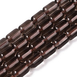 Natural Ice Obsidian Beads Strands, Column, 9~9.5x6mm, Hole: 0.9~1mm, about 42~43pcs/strand, 15.24~15.8''(38.7~39.5cm)(G-G980-44A)