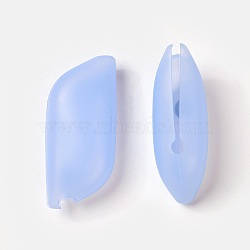 Silicone Portable Toothbrush Case, Cornflower Blue, 60x26x19mm(SIL-WH0001-02)