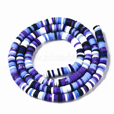 Handmade Polymer Clay Beads Strands(CLAY-N008-010-H48)-3