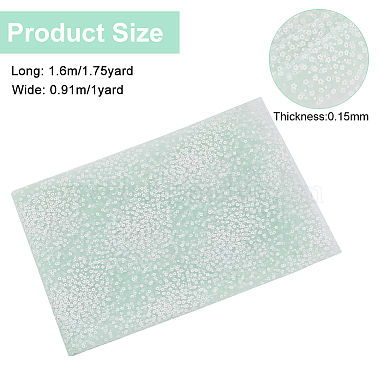 tissu de tulle en maille de polyester à fleurs(DIY-WH0410-85)-2