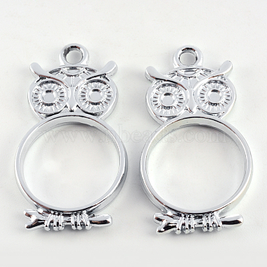 Silver Owl Alloy Pendants