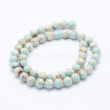 Synthetic Imperial Jasper Beads Strands(G-F531-4mm-H03)-2