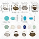 DIY Mixed Gemstone Finger Ring Making Kits(DIY-SC0017-69)-2