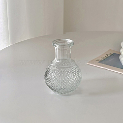 Mini Glass Vase, Micro Landscape Dollhouse Accessories, Pretending Prop Decorations, Clear, 80x115mm(BOTT-PW0011-12C)