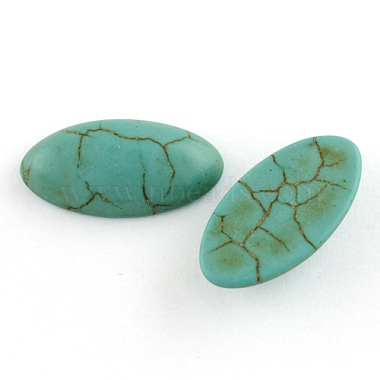 29mm DarkTurquoise Horse Eye Synthetic Turquoise Cabochons