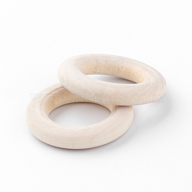 Unfinished Wood Linking Rings(WOOD-Q024-11)-2