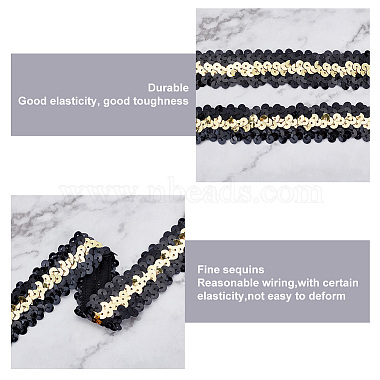 Sparkle Plastic Paillette Elastic Beads(OCOR-WH0047-80)-4