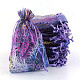 Rectangle Printed Organza Drawstring Bags(CON-PW0001-058A-04)-1