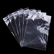 Polypropylene Zip Lock Bags, Top Seal, Resealable Bags, Self Seal Bag, Rectangle, Clear, 22.1x13.9cm, Unilateral Thickness: 2 Mil(0.05mm), Inner Measure: 20.6x13.9cm(OPP-S004-02B)