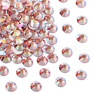 Preciosa&reg MAXIMA Crystal No Hotfix Flatback Stones, Czech Crystal, Dura Foiling, Round(438 11 615 Chaton Rose), 70030 200 Rose Peach AB, SS12(3~3.2mm)(Y-PRC-NSS12-70030-200)