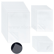 A4/5/6 PET Protective Film, Plastic Lamination Sheet, for Photo Frame, Rectangle, White, 150~300x105~215x0.3mm, 65 sheets/set(FIND-WH0420-96)