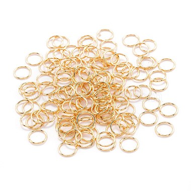 Real 18K Gold Plated Ring Brass Open Jump Rings