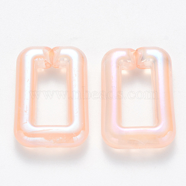 Anillos de acrílico transparente enlace(TACR-T016-01D)-2