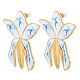 304 Edelstahl Ohrstecker(SA-CBA065A-03B-G)-2