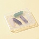 5Pcs 5 Styles Natural Mixed Gemstone Double Terminal Pointed Pendants(G-FS0005-57)-3