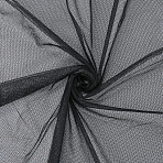 Polyester Mesh Fabric, for Mosquito Net & Clothing Accessories, Black, 1600x1000x0.1mm(DIY-WH20009-40E)