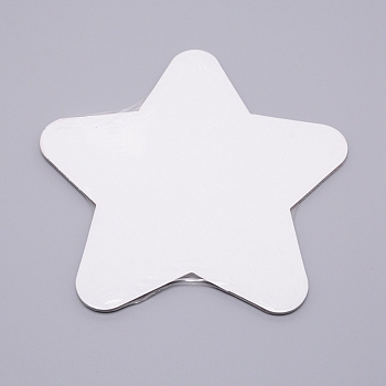 Painting Canvas Panels, with Coated Paper on the Back, Blank Drawing Boards, for Oil & Acrylic Painting, Star, White, 152x148x3mm