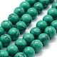 Synthetic Turquoise Beads Strands(G-P386-02-8mm)-1