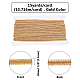 Metallic Centipede Braid Lace Trimming(OCOR-WH0058-02G)-2