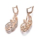 (Jewelry Parties Factory Sale)Brass Micro Pave Cubic Zirconia Jewelry Sets(SJEW-F189-15KCG)-4