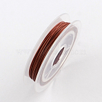Tiger Tail Wire, Nylon-coated Stainless Steel, Indian Red, 0.38mm, about 32.8 Feet(10m)/roll(X-TWIR-S001-0.38mm-09)