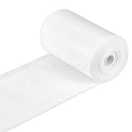 Fiberglass Cloth, Glass Fiber Mesh Joint Tape, Plain Weave Reinforcement, White, 150mm(DIY-WH0430-593)