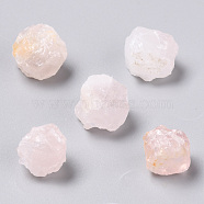 Rough Natural Rose Quartz Beads, No Hole/Undrilled, Round, 23~28mm(G-H239-03A)