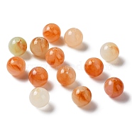 Acrylic Beads, Imitation Jade, Round, Mixed Color, 10mm, Hole: 2mm, about 833pcs/500g(OACR-C019-06)