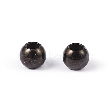 Electrophoresis Black Rondelle 304 Stainless Steel Spacer Beads