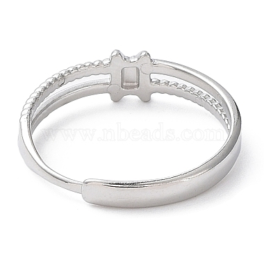 Non-Tarnish 304 Stainless Steel Double Line Adjustable Rings(RJEW-D006-11P)-3