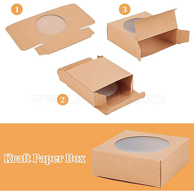 折り畳み式クラフト紙箱(CON-WH0068-63B)-4