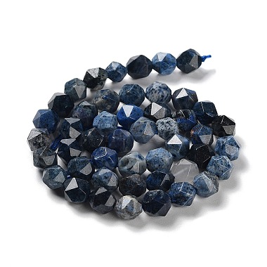 Natural Dumortierite Quartz Beads Strands(G-G030-A04-02)-3