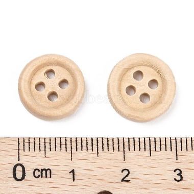 Natural Round 4 Hole Buttons(X-NNA0VFH)-3