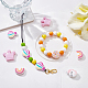 10Pcs 5 Style Food Grade Eco-Friendly Silicone Beads(SIL-SC0001-09)-5