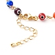 Handmade Evil Eye Lampwork Beaded Bracelets(BJEW-JB06381)-5