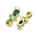 Brass Micro Pave Cubic Zirconia Pendants(KK-H259-12B-G02)-2